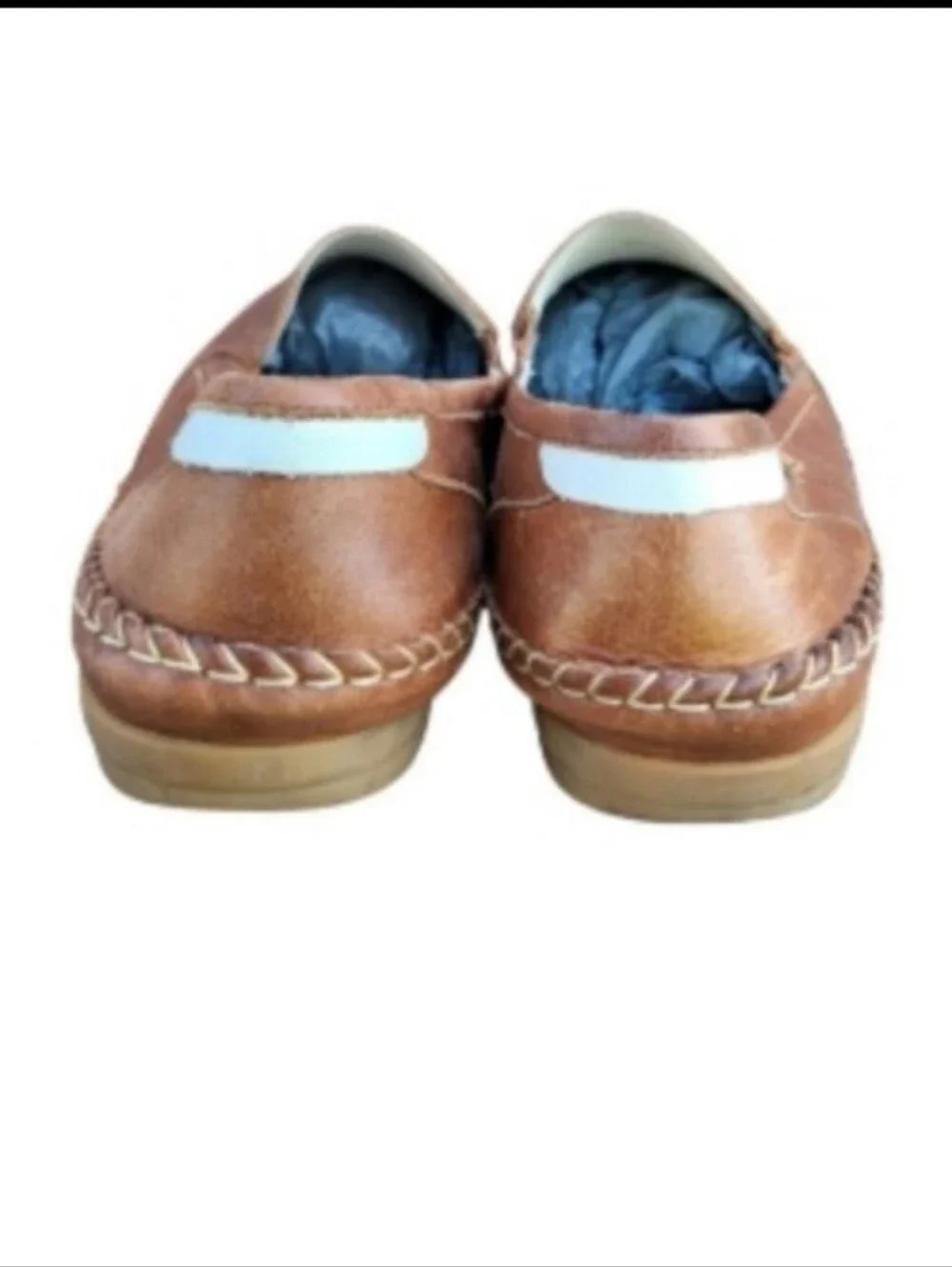 46 Pikolinos Azores Brown Leather Driver Loafer Venetian Slip On Jog Shoe Men 12